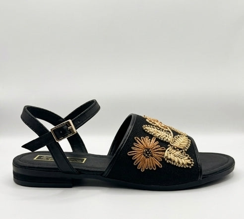 Huarache Coralina – Negro